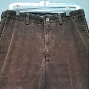 Croft & Barrow Men's Corduroy Pants Vintage, Brown, 33x30